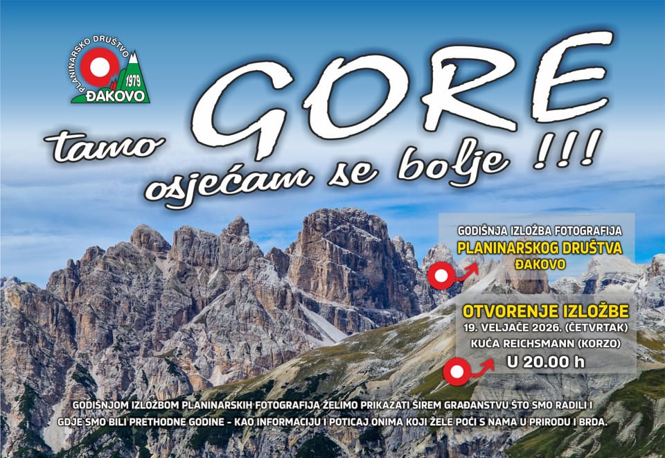 Tamo gore osjećam se bolje!